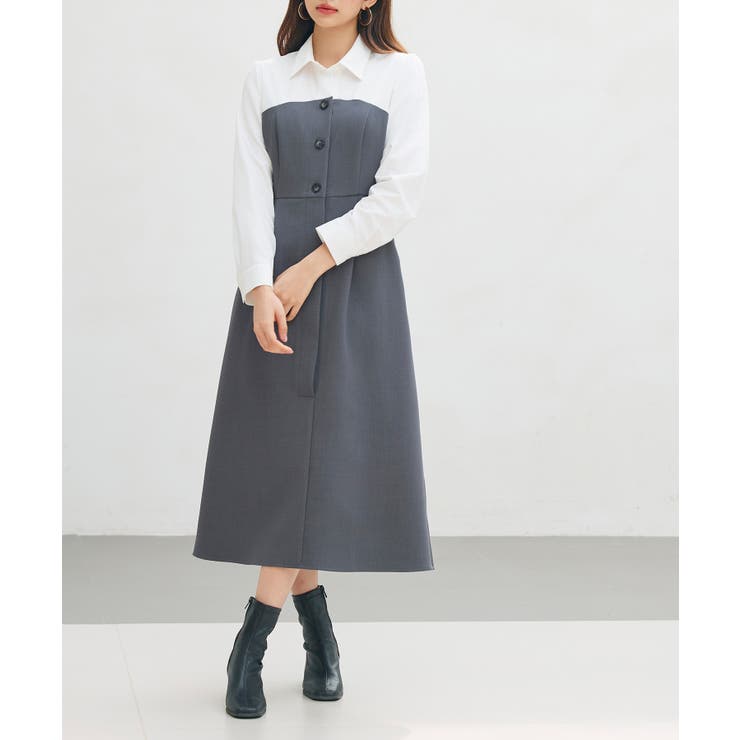 ドッキングビスチェワンピース | SAISON DE PAPILLON  | 詳細画像9 