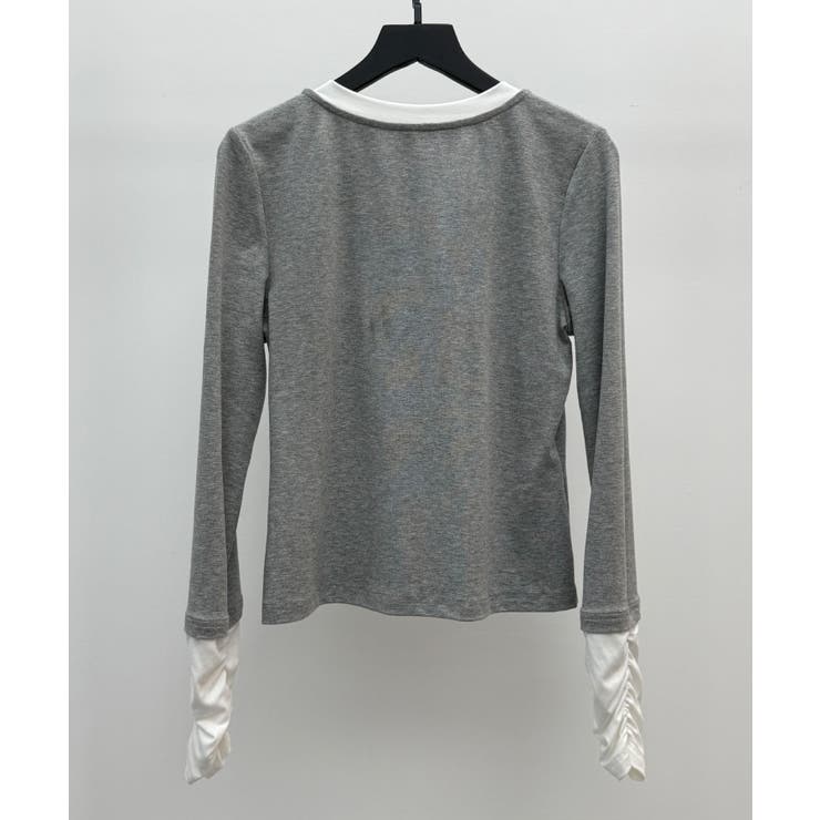 レイヤードドッキングヘンリーネックカットソー | SAISON DE PAPILLON  | 詳細画像42 