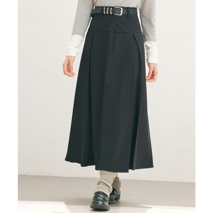 ヨークスカートとベルトの2点セット | SAISON DE PAPILLON  | 詳細画像14 