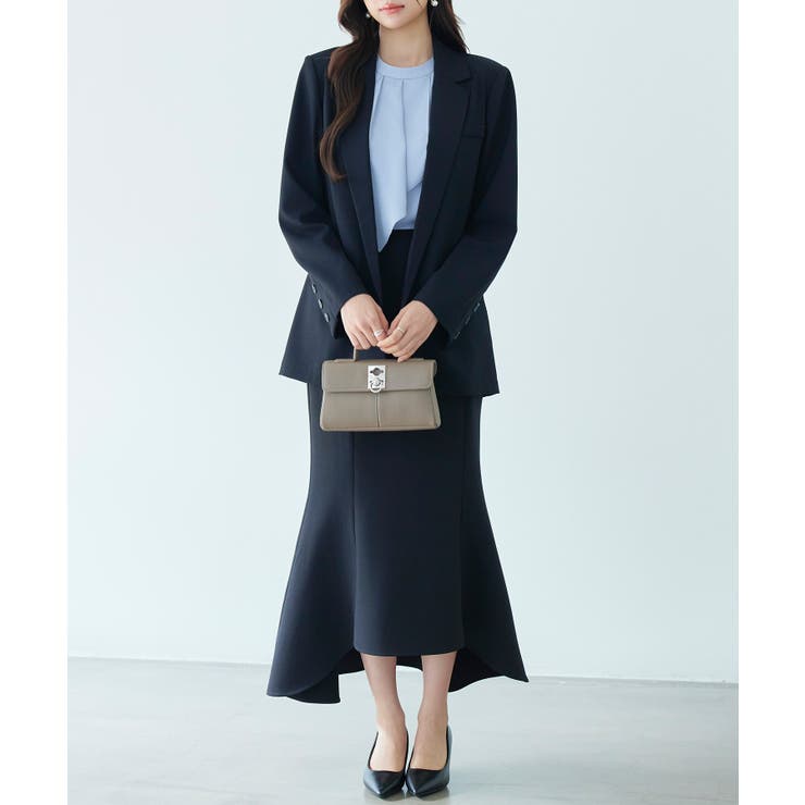 深めVネックワンボタンテーラードジャケット | SAISON DE PAPILLON  | 詳細画像22 