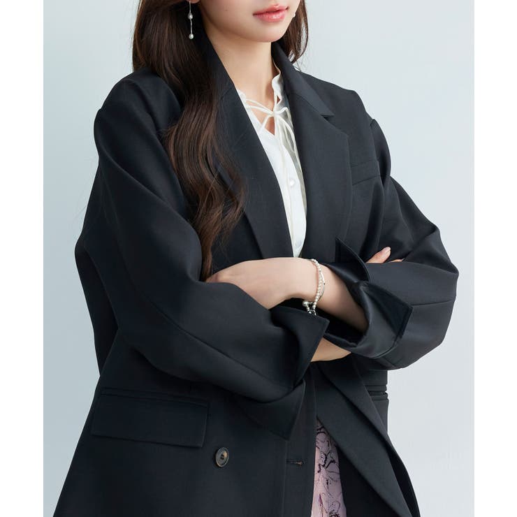 レイヤード風テーラードジャケット | SAISON DE PAPILLON  | 詳細画像22 