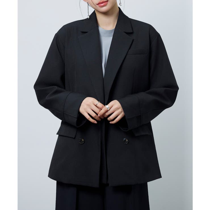 レイヤード風テーラードジャケット | SAISON DE PAPILLON  | 詳細画像9 