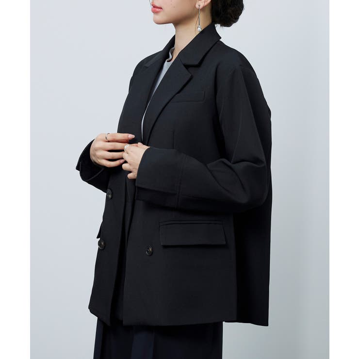 レイヤード風テーラードジャケット | SAISON DE PAPILLON  | 詳細画像12 