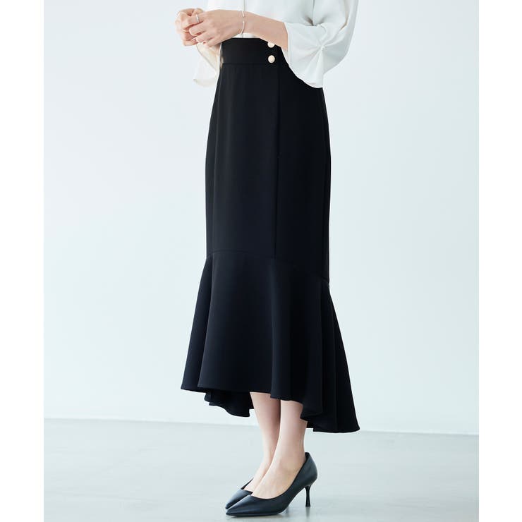 ゴールドボタンマーメイドスカート | SAISON DE PAPILLON  | 詳細画像24 