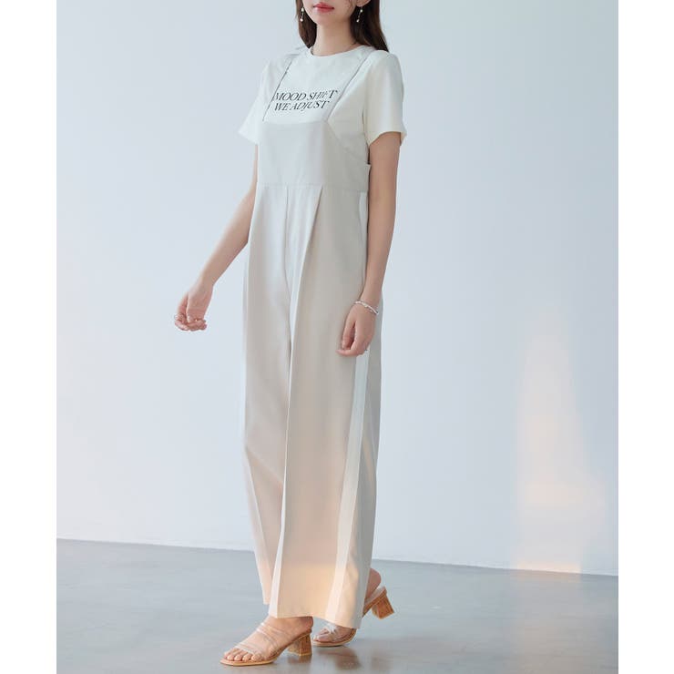 サイド配色ワイドサロペット | SAISON DE PAPILLON  | 詳細画像13 