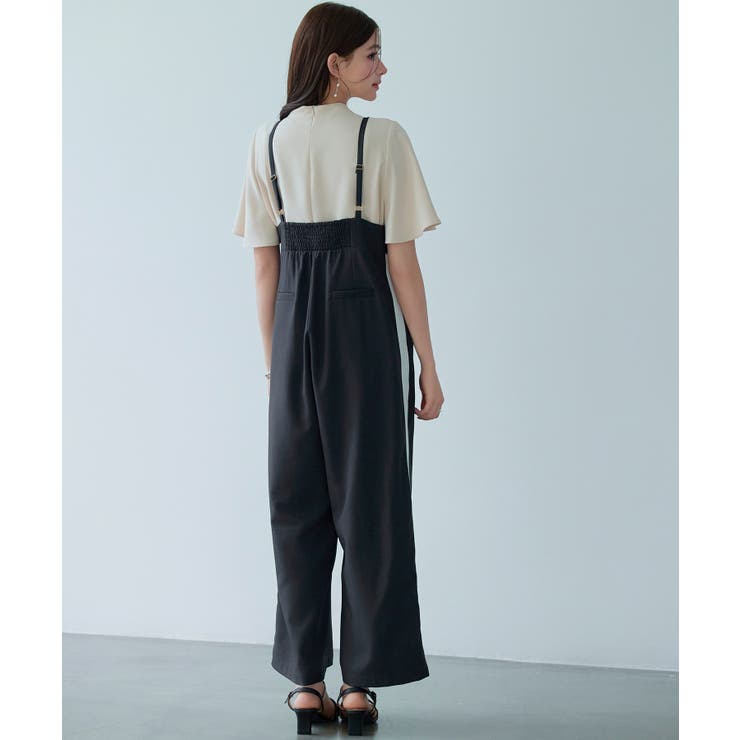 サイド配色ワイドサロペット | SAISON DE PAPILLON  | 詳細画像8 