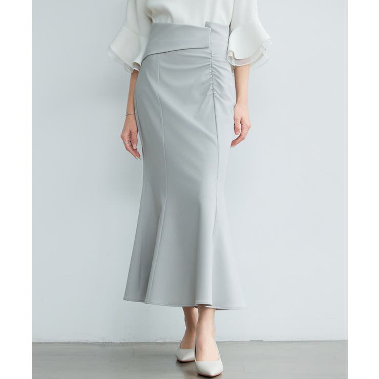 サイドギャザーハイウエストスカート | SAISON DE PAPILLON  | 詳細画像13 