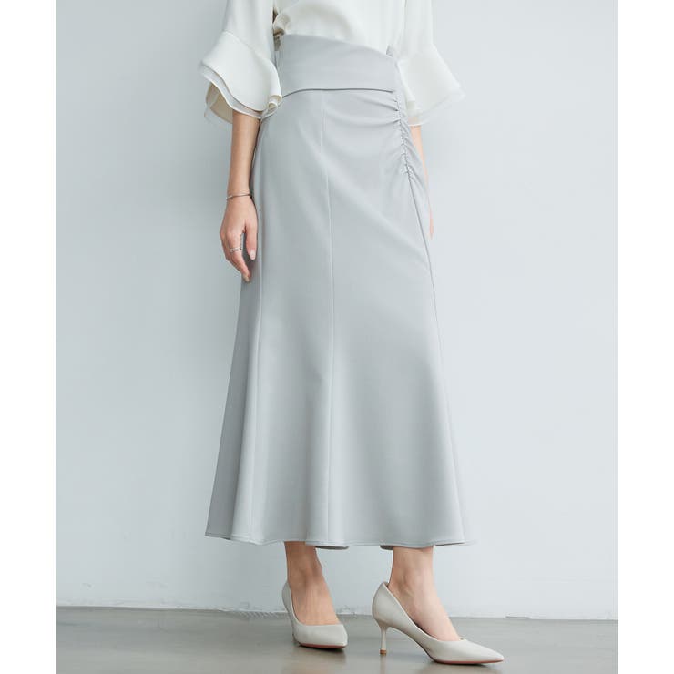 サイドギャザーハイウエストスカート | SAISON DE PAPILLON  | 詳細画像14 