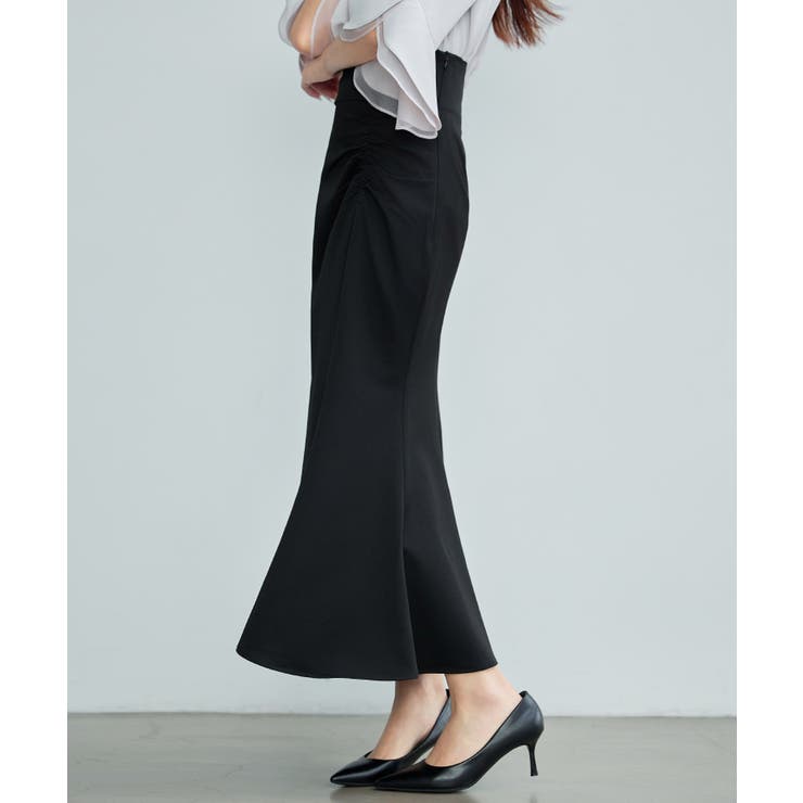 サイドギャザーハイウエストスカート | SAISON DE PAPILLON  | 詳細画像24 