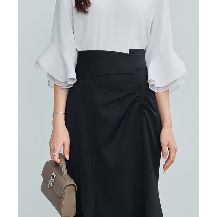 サイドギャザーハイウエストスカート | SAISON DE PAPILLON  | 詳細画像28 