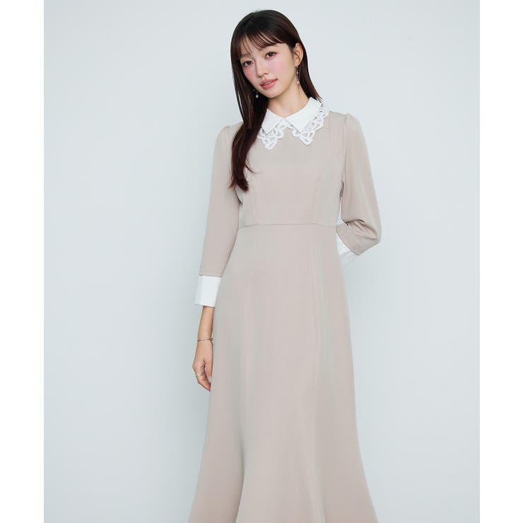 2wayカラーマーメイドワンピース | SAISON DE PAPILLON  | 詳細画像9 