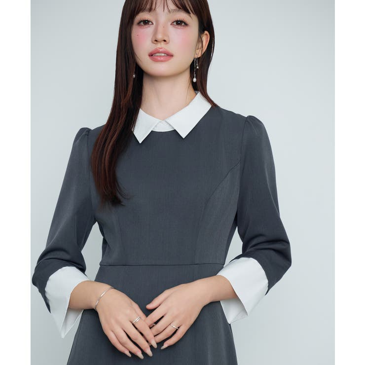 2wayカラーマーメイドワンピース | SAISON DE PAPILLON  | 詳細画像21 