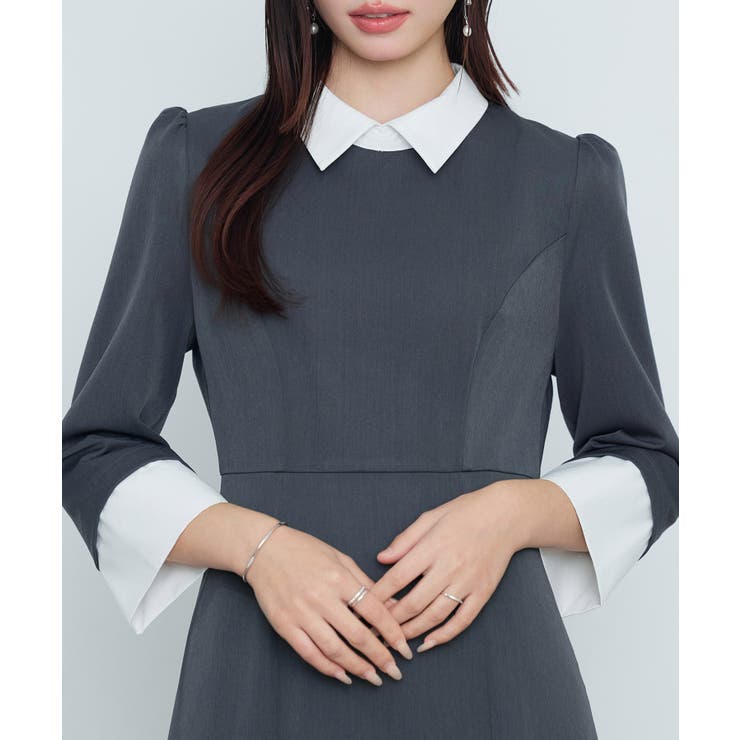 2wayカラーマーメイドワンピース | SAISON DE PAPILLON  | 詳細画像22 