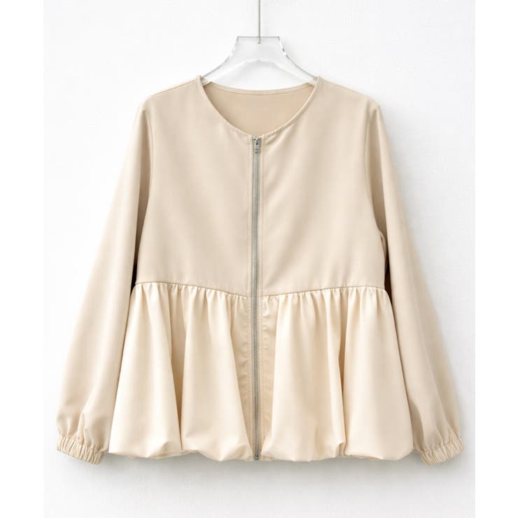 裾バルーン切り替えブルゾン | SAISON DE PAPILLON  | 詳細画像23 