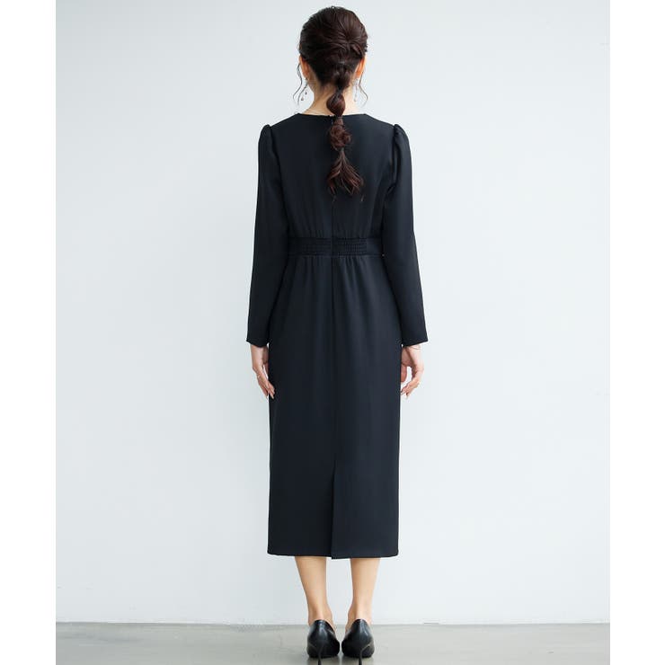 カシュクール風Iラインワンピース | SAISON DE PAPILLON  | 詳細画像20 