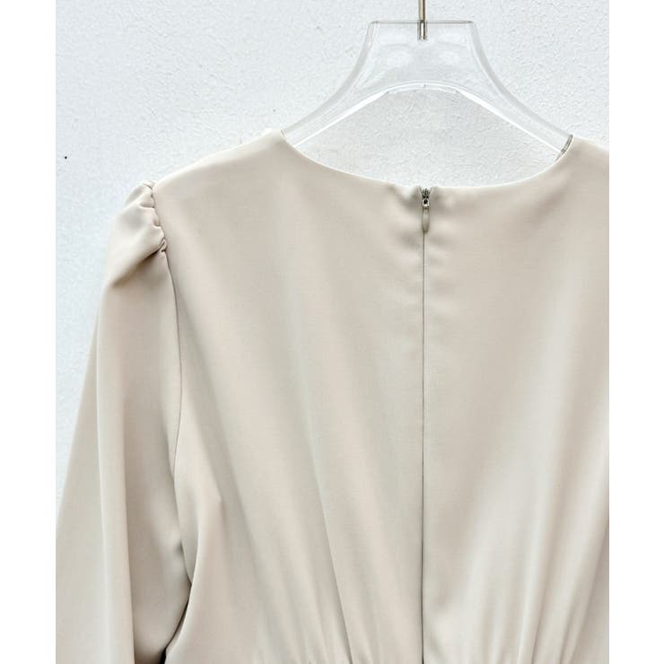 カシュクール風Iラインワンピース | SAISON DE PAPILLON  | 詳細画像30 