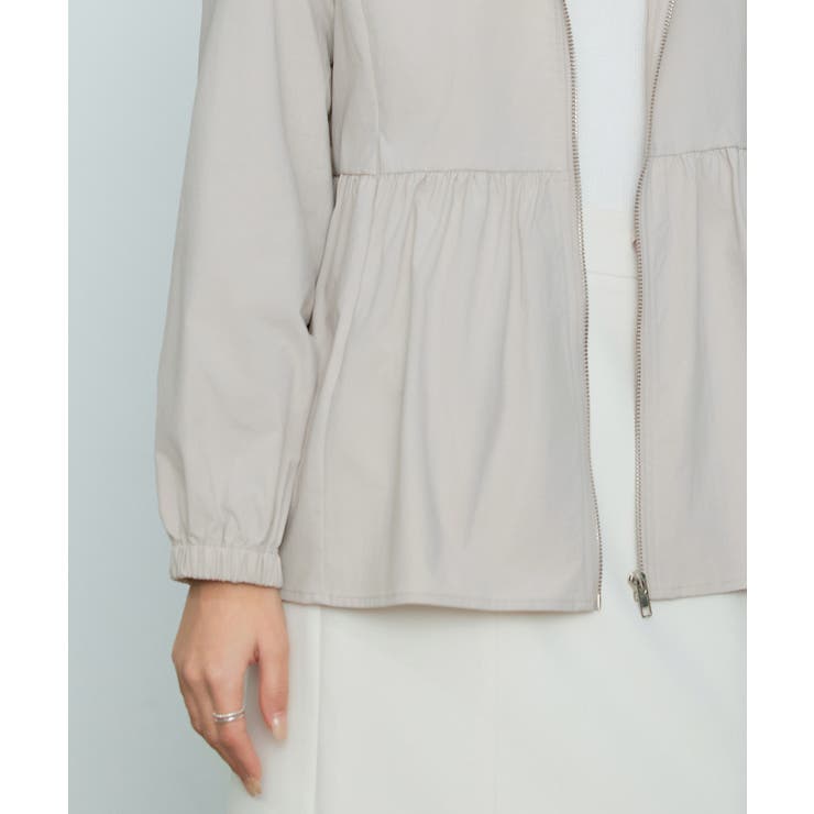 フレアシルエット撥水ブルゾン | SAISON DE PAPILLON  | 詳細画像15 