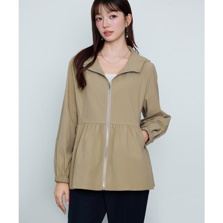 フレアシルエット撥水ブルゾン | SAISON DE PAPILLON  | 詳細画像17 