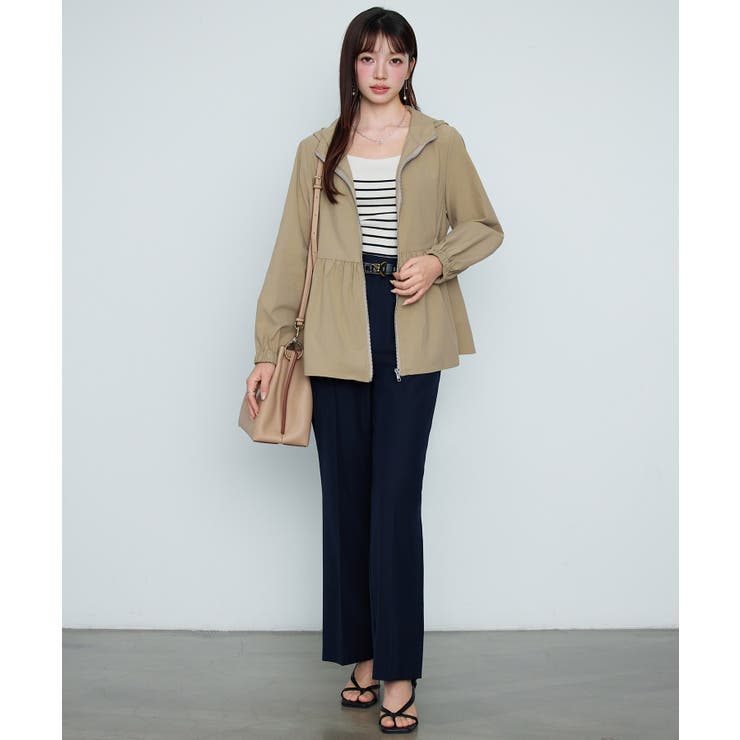 フレアシルエット撥水ブルゾン | SAISON DE PAPILLON  | 詳細画像22 