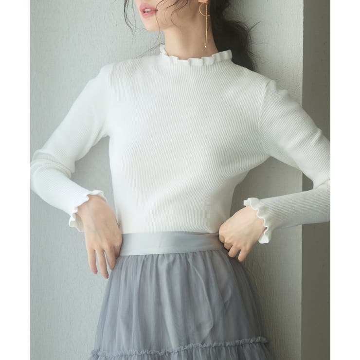 ケープカラーボレロとニット2点セット[品番：DSSW0004952