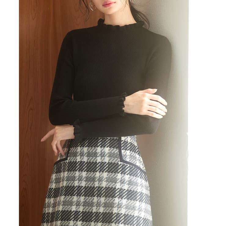 ケープカラーボレロとニット2点セット | SAISON DE PAPILLON  | 詳細画像23 