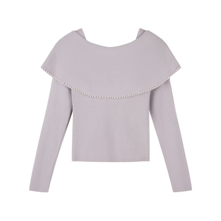 パールビッグリボンニットプルオーバー | SAISON DE PAPILLON  | 詳細画像31 