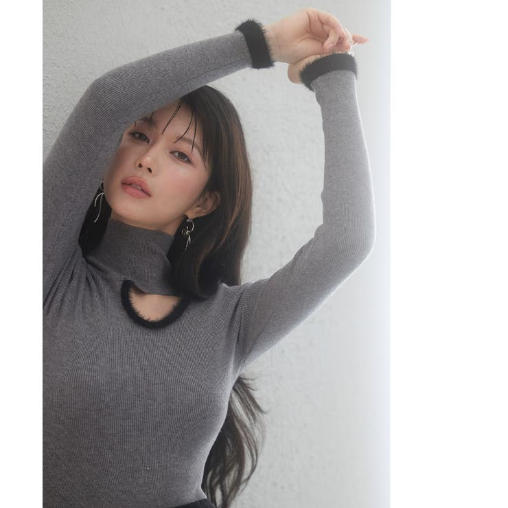 楽天市場】【GENTIL】メランジワッフルKnitプルオーバー
