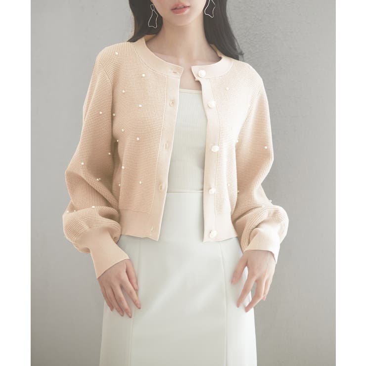 2wayボリュームスリーブショート丈ニット | SAISON DE PAPILLON  | 詳細画像30 