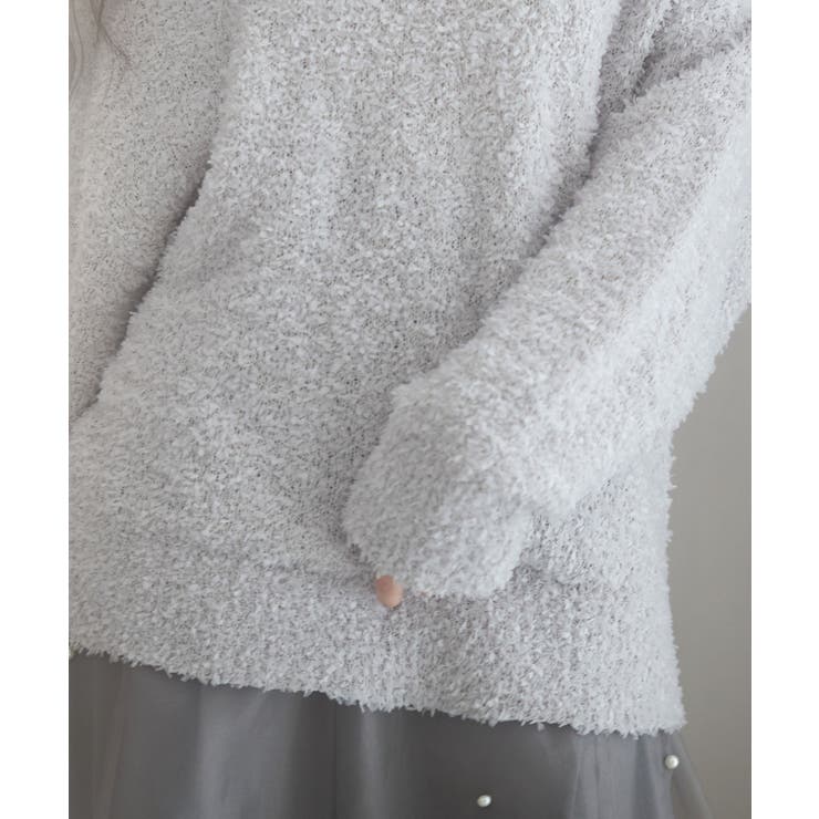 2wayネックチュールテープニットプルオーバー | SAISON DE PAPILLON  | 詳細画像29 