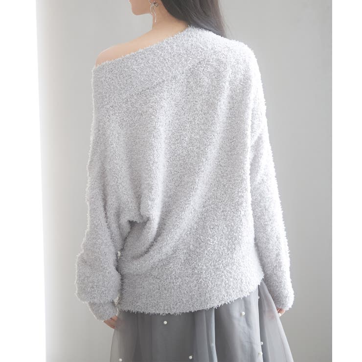 2wayネックチュールテープニットプルオーバー | SAISON DE PAPILLON  | 詳細画像22 