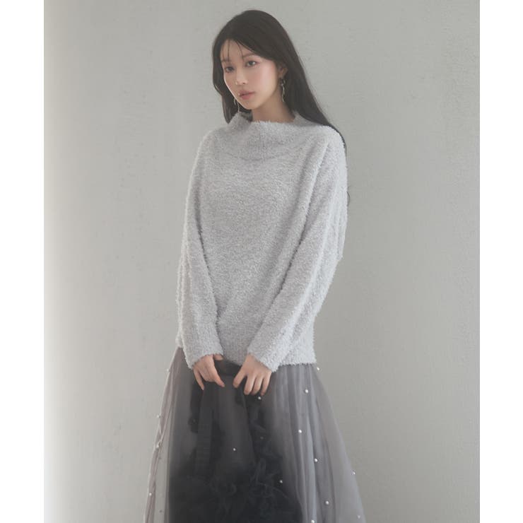 2wayネックチュールテープニットプルオーバー | SAISON DE PAPILLON  | 詳細画像24 