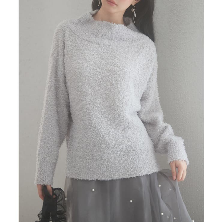 2wayネックチュールテープニットプルオーバー | SAISON DE PAPILLON  | 詳細画像25 