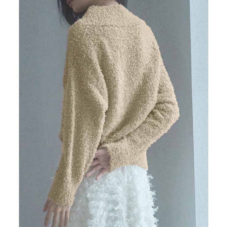 2wayネックチュールテープニットプルオーバー | SAISON DE PAPILLON  | 詳細画像5 