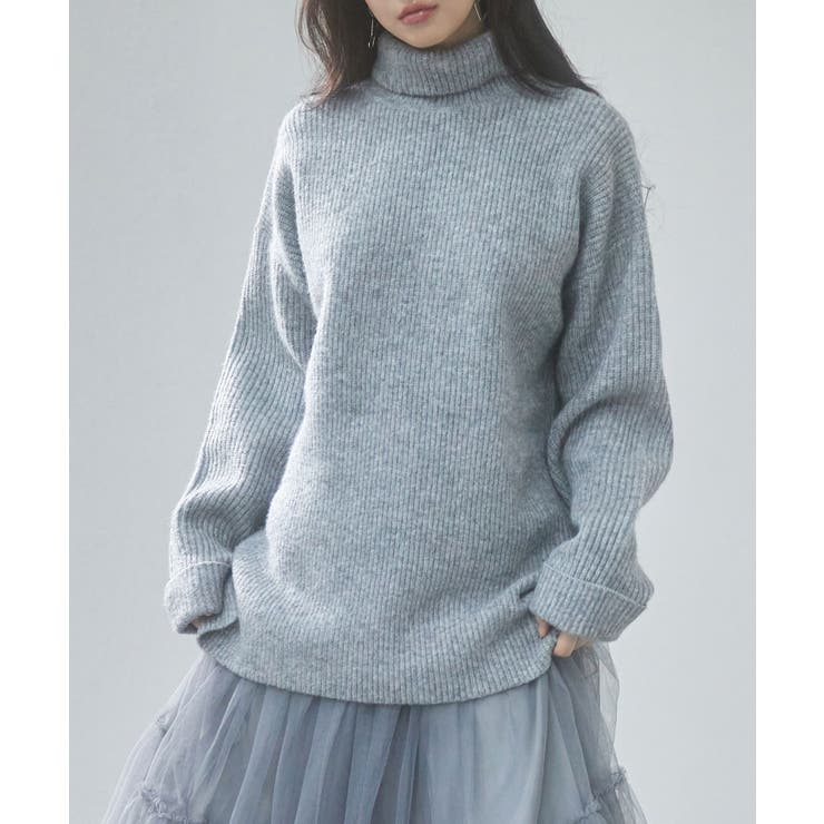 体型カバーハイネックニットプルオーバー | SAISON DE PAPILLON  | 詳細画像9 