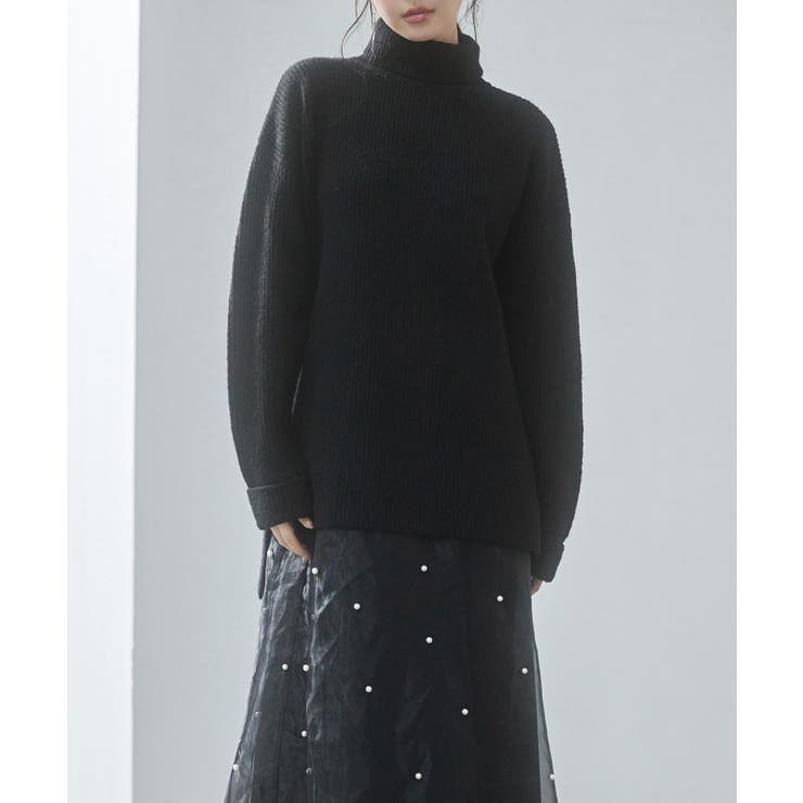 体型カバーハイネックニットプルオーバー | SAISON DE PAPILLON  | 詳細画像19 