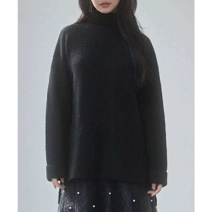 体型カバーハイネックニットプルオーバー | SAISON DE PAPILLON  | 詳細画像21 