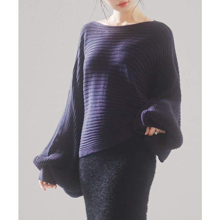 ボートネックドルマンスリーブニット | SAISON DE PAPILLON  | 詳細画像44 