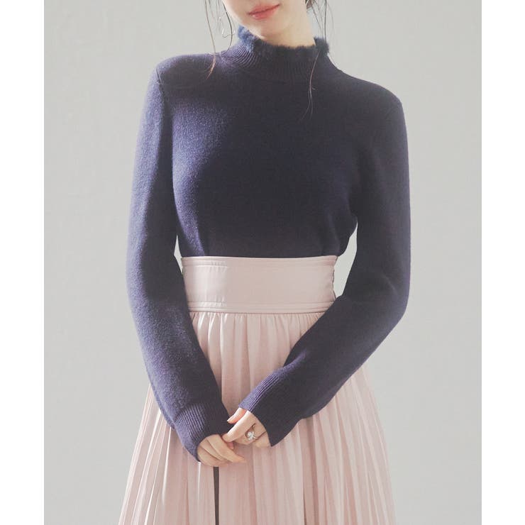 裏起毛ハイネックニットプルオーバー | SAISON DE PAPILLON  | 詳細画像18 