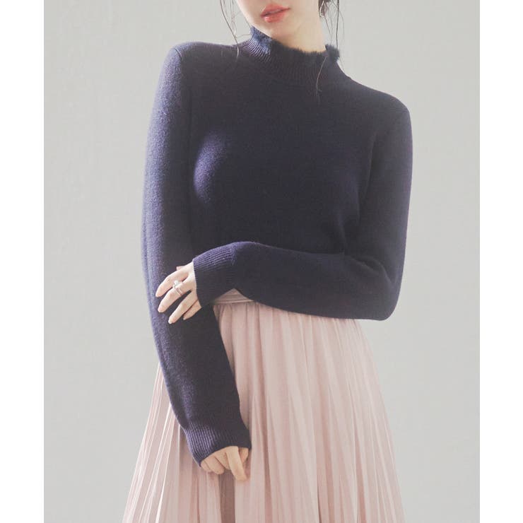 裏起毛ハイネックニットプルオーバー | SAISON DE PAPILLON  | 詳細画像19 