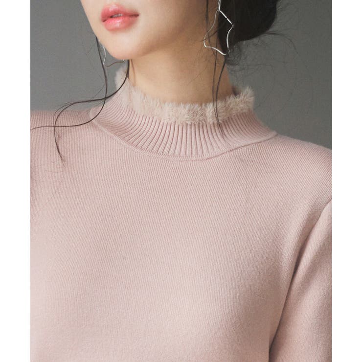 裏起毛ハイネックニットプルオーバー | SAISON DE PAPILLON  | 詳細画像11 