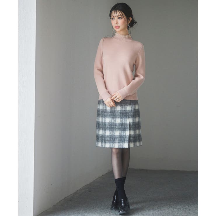 裏起毛ハイネックニットプルオーバー | SAISON DE PAPILLON  | 詳細画像5 