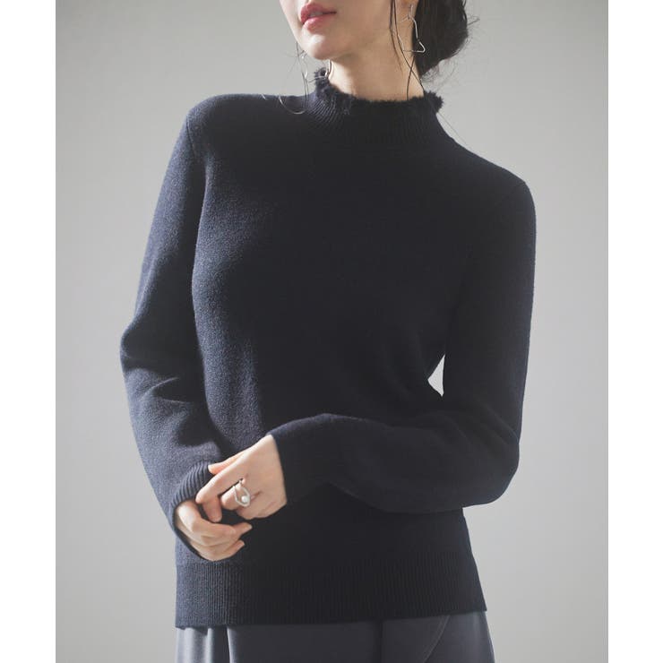 裏起毛ハイネックニットプルオーバー | SAISON DE PAPILLON  | 詳細画像27 