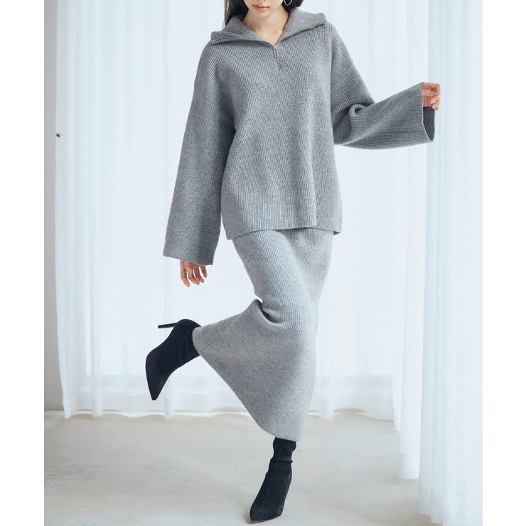 着回し拔群ニットセットアップ | SAISON DE PAPILLON  | 詳細画像3 