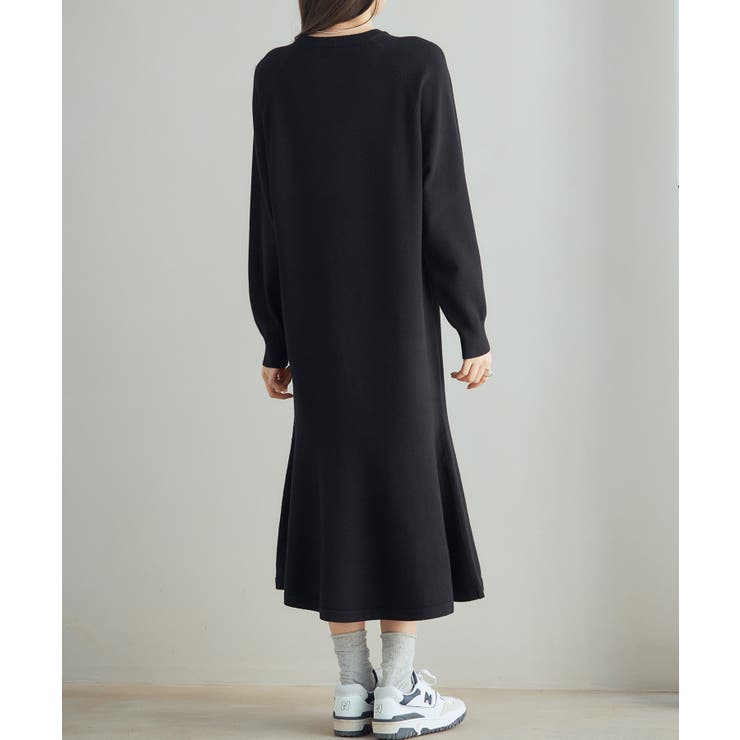 ラグランスリーブニットワンピース[品番：DSSW0005049]｜SAISON