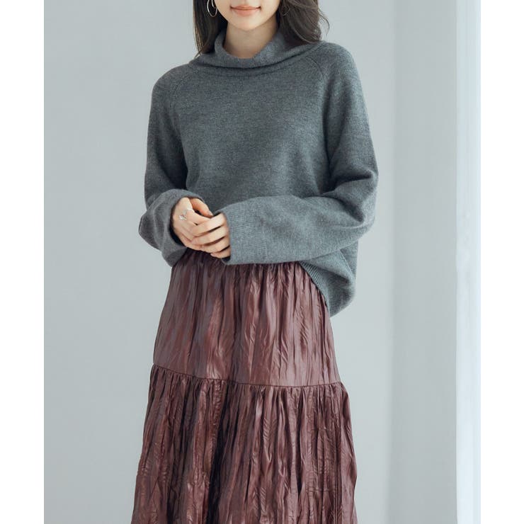 タートルネックニットプルオーバー | SAISON DE PAPILLON  | 詳細画像11 