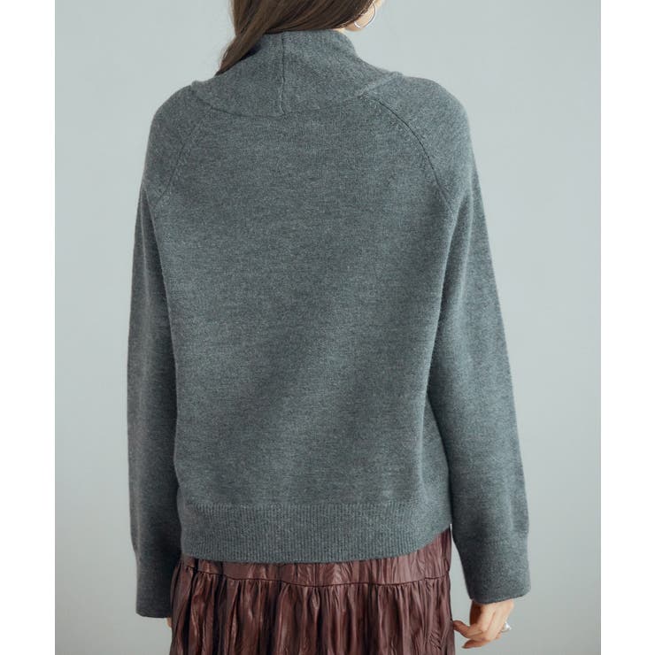 タートルネックニットプルオーバー | SAISON DE PAPILLON  | 詳細画像4 