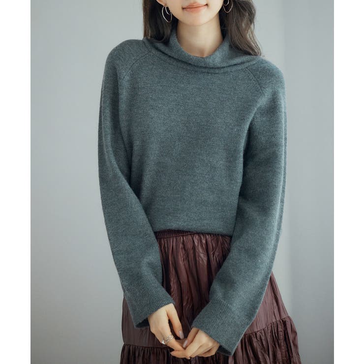 タートルネックニットプルオーバー | SAISON DE PAPILLON  | 詳細画像6 