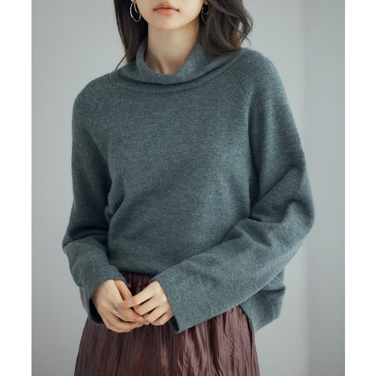 タートルネックニットプルオーバー | SAISON DE PAPILLON  | 詳細画像7 