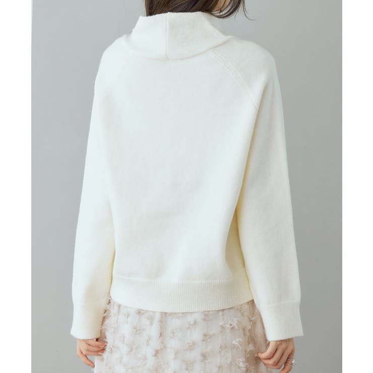 タートルネックニットプルオーバー | SAISON DE PAPILLON  | 詳細画像20 