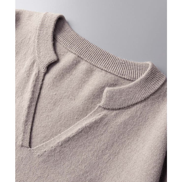 キーネックドロップショルダーニット | SAISON DE PAPILLON  | 詳細画像37 